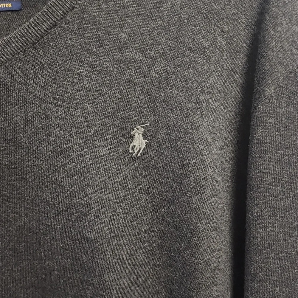 Ralph Lauren Polo Pima Cotton V-Neck Jumper Knit Mens Size XL - Picture 2 of 6